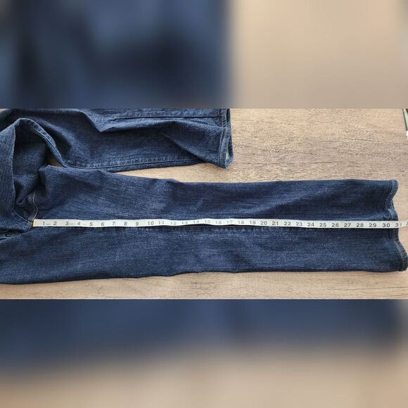 AJ Armani Jeans Women's Size 32 Bootcut Stretch Denim Blue Designer Y2K Luxury‎ - Picture 5 of 8